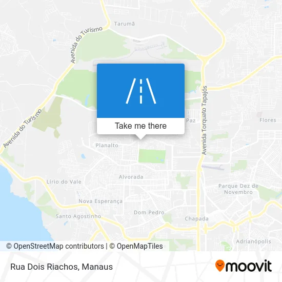 Rua Dois Riachos map