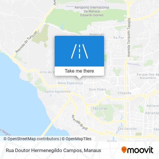 Mapa Rua Doutor Hermenegildo Campos