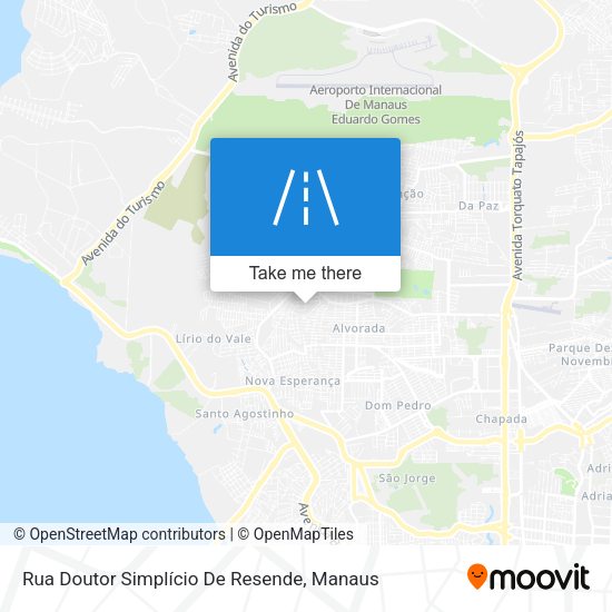 Rua Doutor Simplício De Resende map