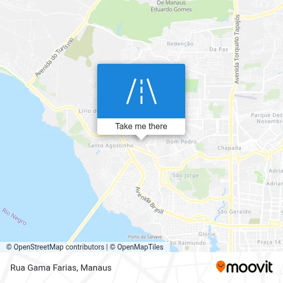 Rua Gama Farias map