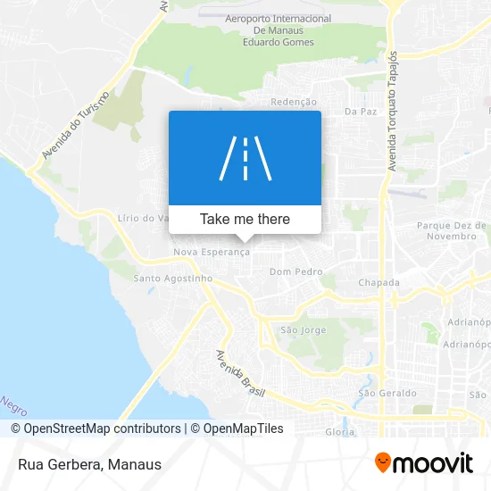 Rua Gerbera map