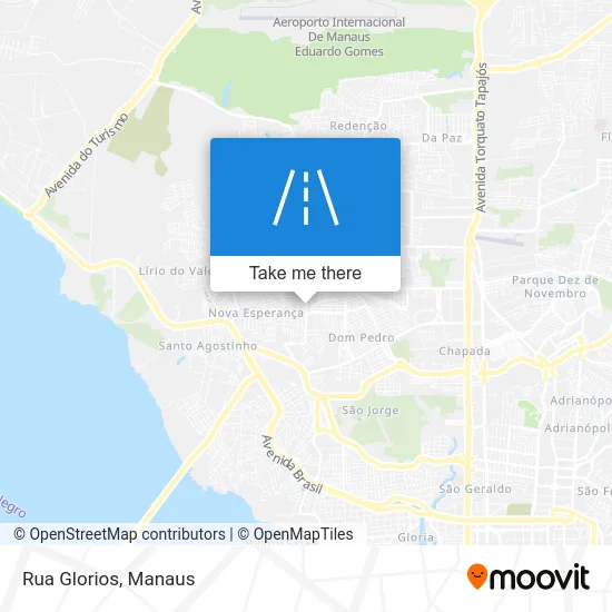 Rua Glorios map