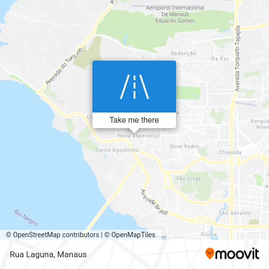 Rua Laguna map