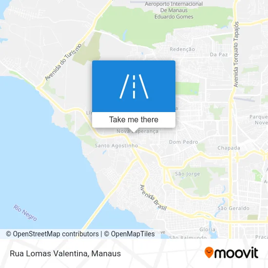 Rua Lomas Valentina map