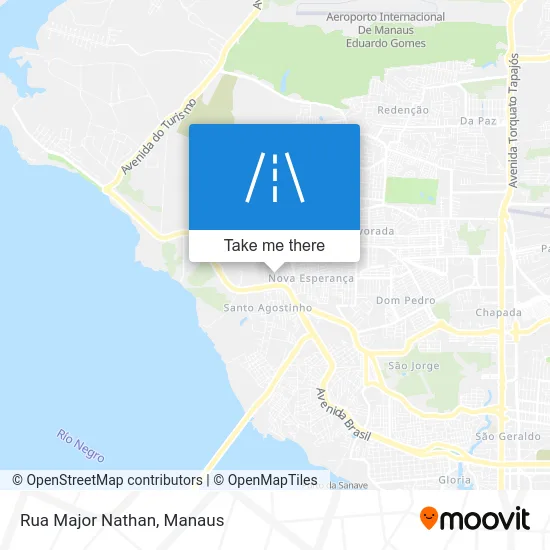Rua Major Nathan map