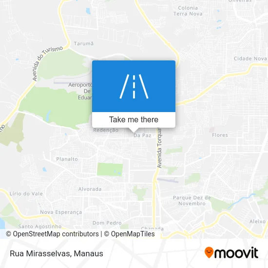 Rua Mirasselvas map