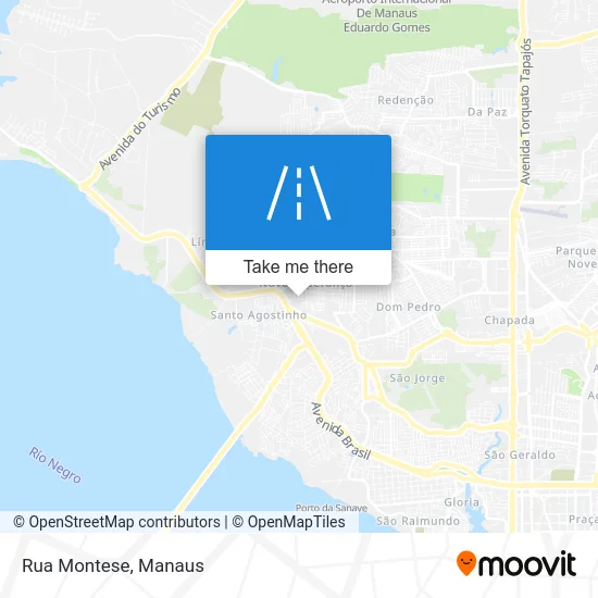 Rua Montese map