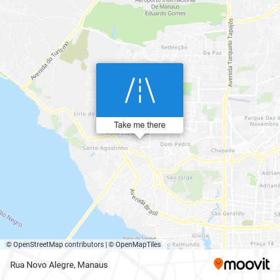 Rua Novo Alegre map