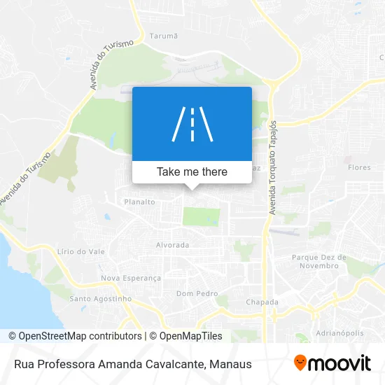 Rua Professora Amanda Cavalcante map