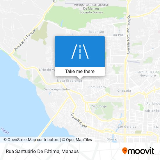 Mapa Rua Santuário De Fátima