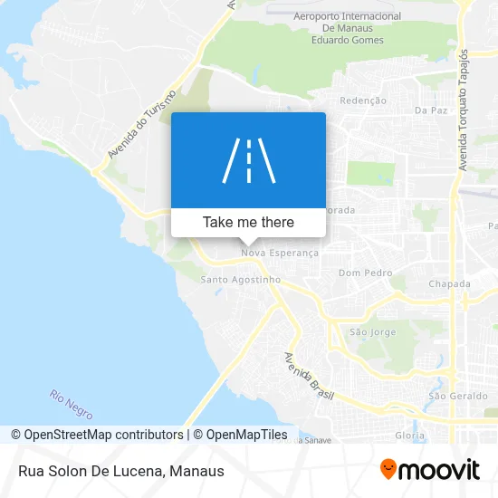 Rua Solon De Lucena map