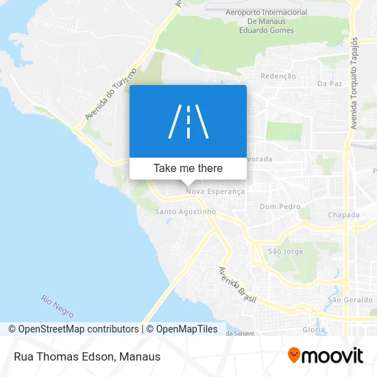 Rua Thomas Edson map