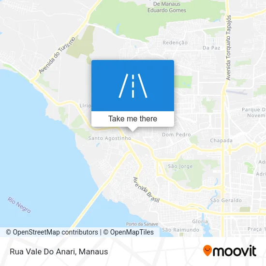 Rua Vale Do Anari map