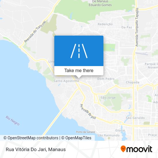 Rua Vitória Do Jari map
