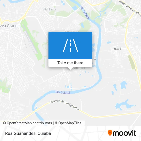 Rua Guanandes map
