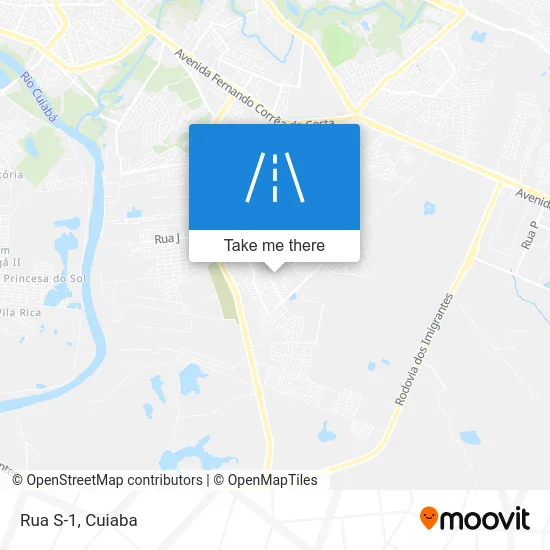 Rua S-1 map