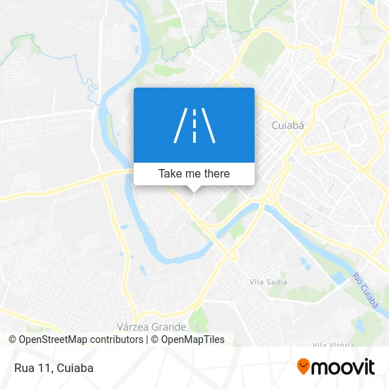 Rua 11 map