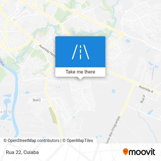 Rua 22 map