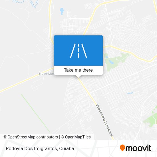 Rodovia Dos Imigrantes map