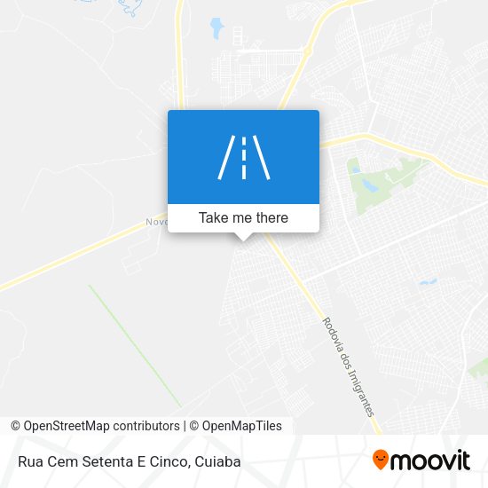 Rua Cem Setenta E Cinco map