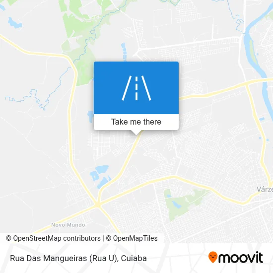 Rua Das Mangueiras (Rua U) map