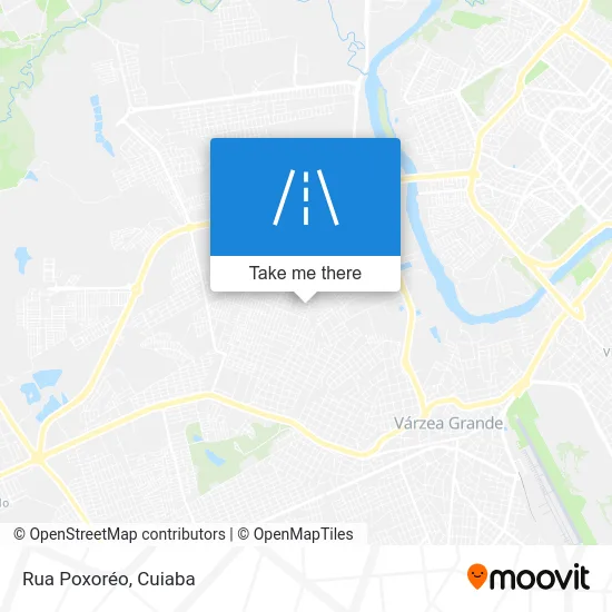 Rua Poxoréo map