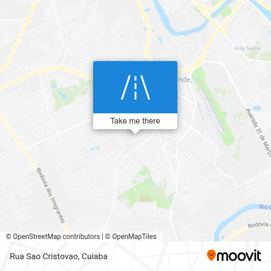 Rua Sao Cristovao map