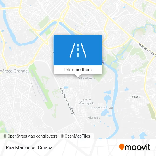 Rua Marrocos map