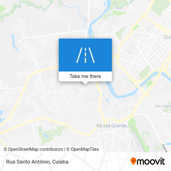 Rua Santo Antônio map
