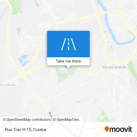 Rua Trav H 15 map