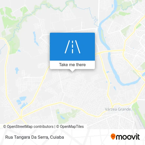 Rua Tangara Da Serra map