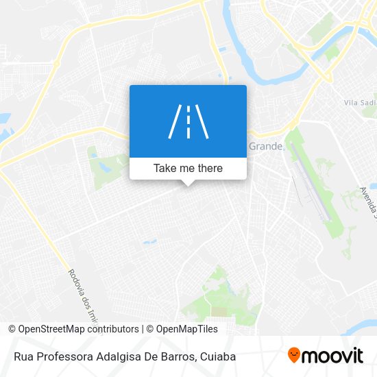 Rua Professora Adalgisa De Barros map