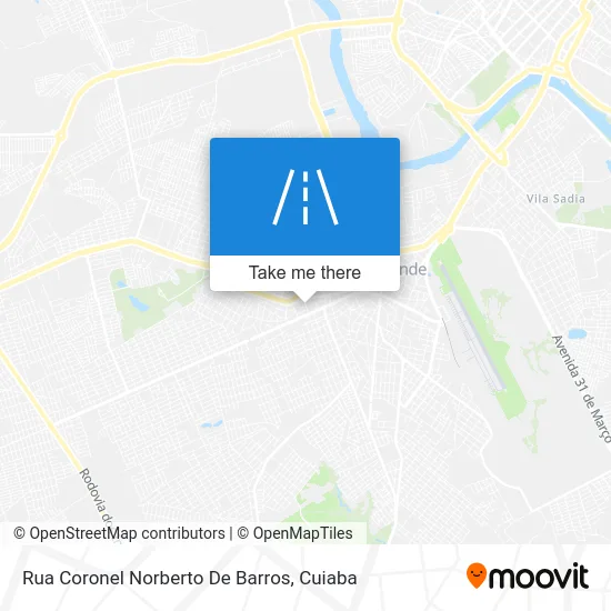 Rua Coronel Norberto De Barros map