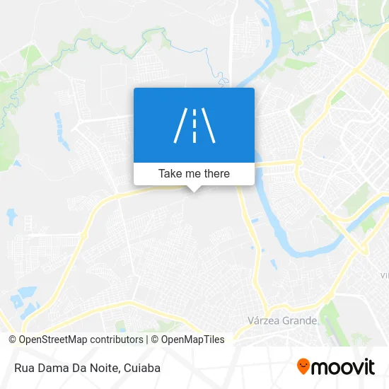 Rua Dama Da Noite map