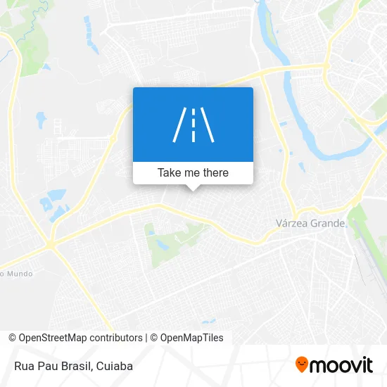 Rua Pau Brasil map