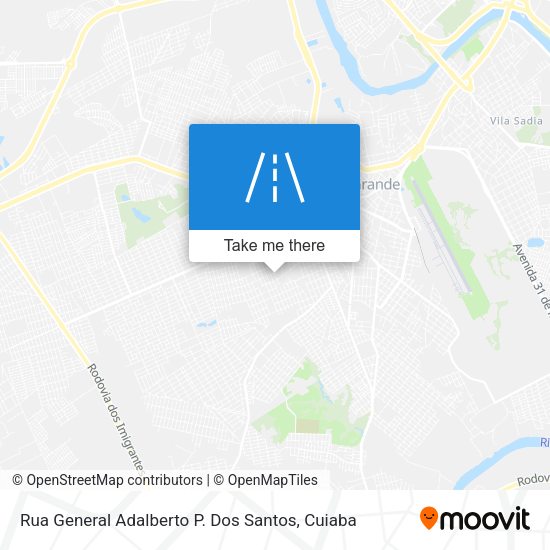 Rua General Adalberto P. Dos Santos map