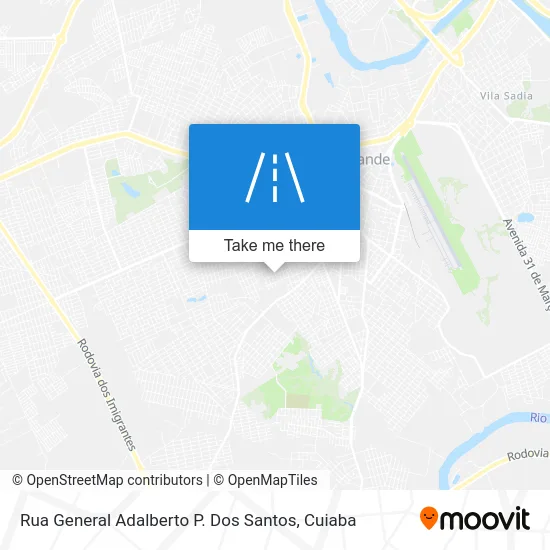 Rua General Adalberto P. Dos Santos map