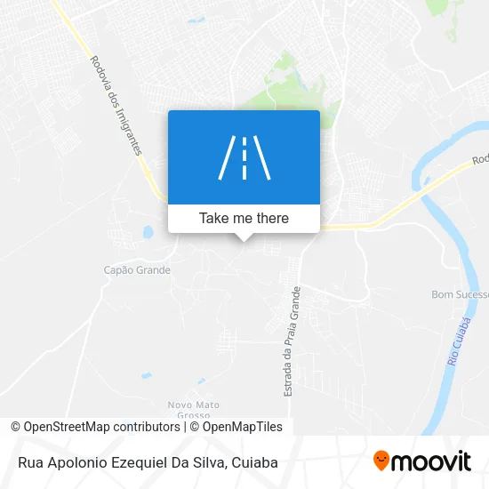 Rua Apolonio Ezequiel Da Silva map