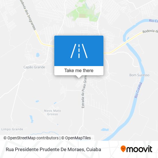 Mapa Rua Presidente Prudente De Moraes