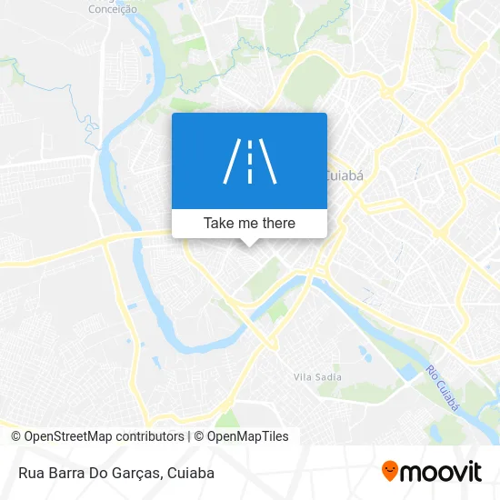 Rua Barra Do Garças map