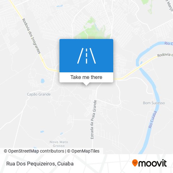 Rua Dos Pequizeiros map