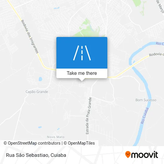 Rua São Sebastiao map