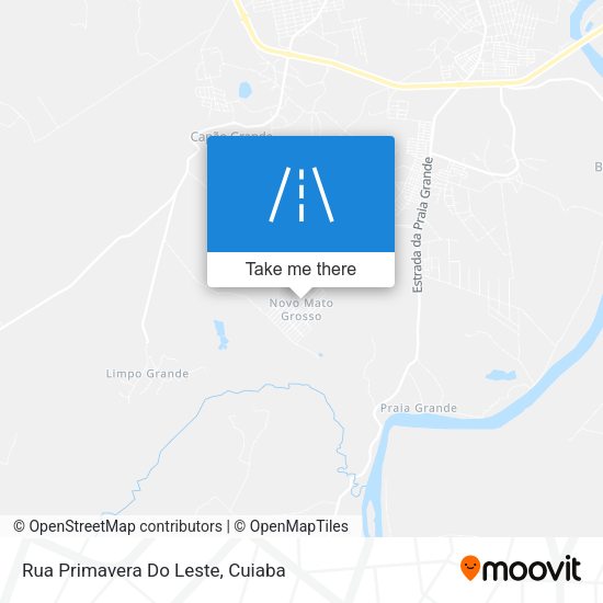 Rua Primavera Do Leste map