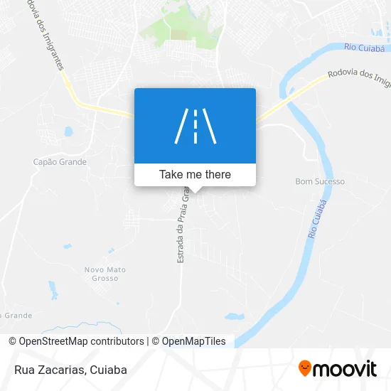 Rua Zacarias map