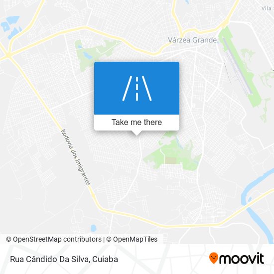 Mapa Rua Cândido Da Silva