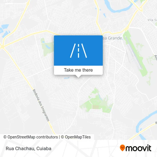 Rua Chachau map