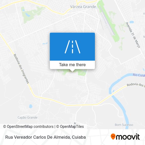 Rua Vereador Carlos De Almeida map