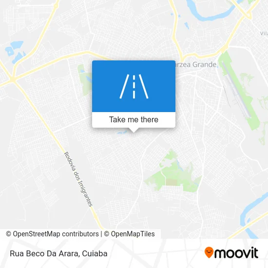 Rua Beco Da Arara map