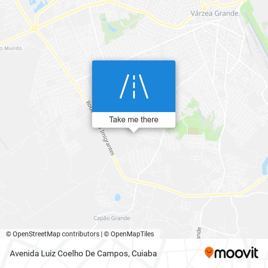 Mapa Avenida Luiz Coelho De Campos