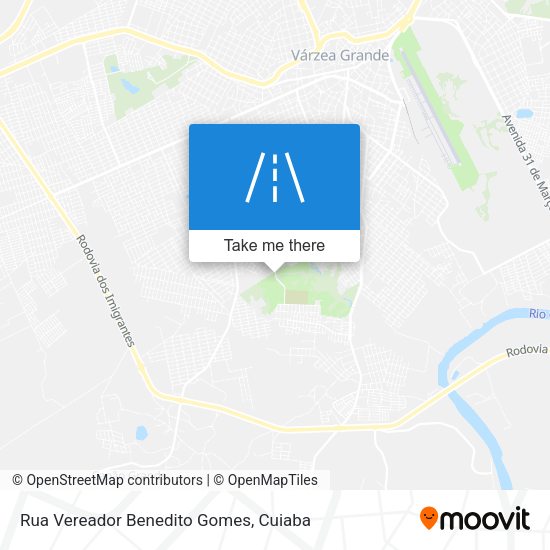 Rua Vereador Benedito Gomes map